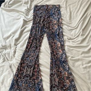 MuMu Colorful Flare Pants